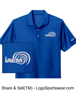 Nike Men's Dri-FIT Micro Pique Polo Royal Blue Design Zoom